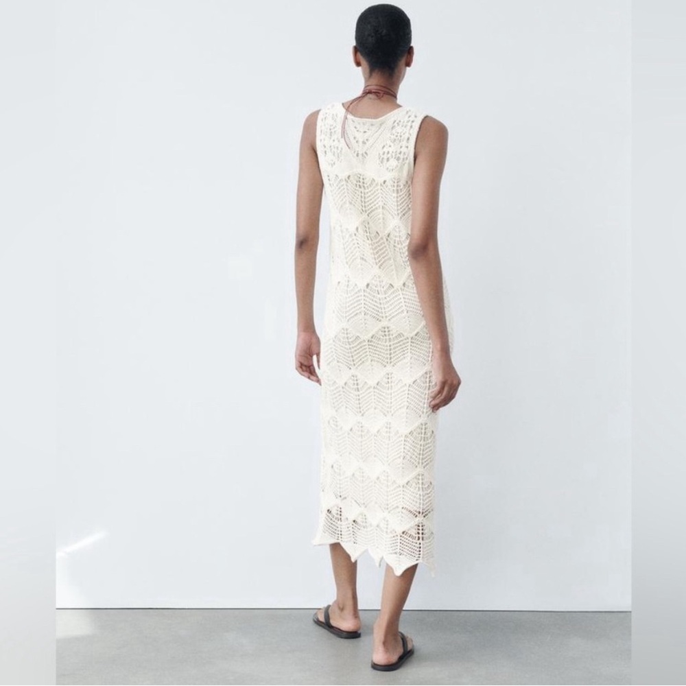 NWT Zara crochet dress - Picture 3 of 13